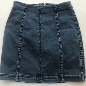 Free People denim blue pencil skirt!